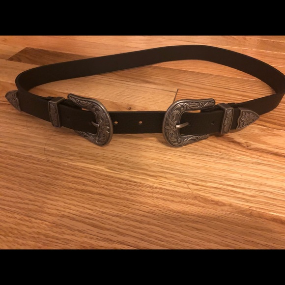 Double buckle western belt - Picture 2 of 3
